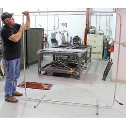 Accuform Welding Screen Frame, 6 ft H, 6 ft L PWD300