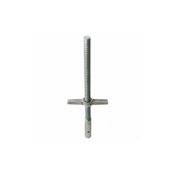 Metaltech Scaffold Leveling Jack,Steel,Zinc Plated M-MBSJS24