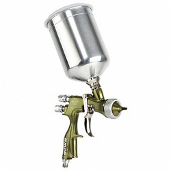 Binks Conventional Spray Gun,Mdm,Gravity,30 oz 2466-14LV-23SG