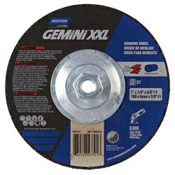 Norton Abrasives DepressedGrindWhl,5/8"-11CN,ThreadHle 66252843791