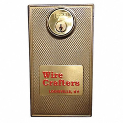 Wirecrafters Sliding Door Lock,Plain,Steel  SDLKXKD