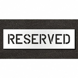 Rae Pavement Stencil,Reserved,6 in STL-116-70633