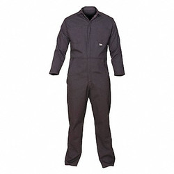 Chicago Protective Apparel Flame-Resistant Coverall,Navy Blue,L 605-USN-L