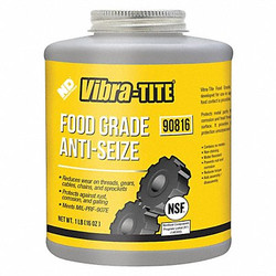 Vibra-Tite Food Grade  Anti-Seize,16 oz.,Can  90816