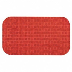 Incom Floor Tape,Red,2inx3.5in,Rectangle,PK50 RR250RD