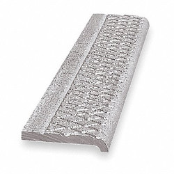 Wooster Products Stair Nosing,Gray,60in W, Cast Alum AG101.4-5