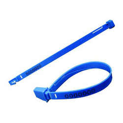 Elc Security Products Strap Seals,Blue,Unfinished,PK250 070H19PPBL