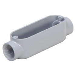 Raco Conduit Outlet Body,Alum,Trd Sz 1 1/4in RC125