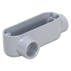Raco Conduit Outlet Body,Alum,Trd Sz 3/4in LR075