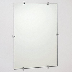 See All Industries Frameless Mirror,12 in W,18 in H G1218G