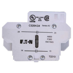 Eaton Auxiliary Contact, 0NO/2NC, 10 A C320KG5