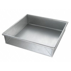 Chicago Metallic Square Cake Pan,9 9/16 in W 21500