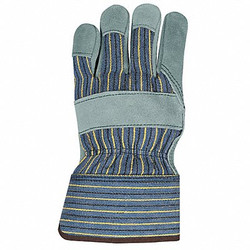 Mcr Safety Leather Palm Glove,Cowhide,Shirred,L 1400LH