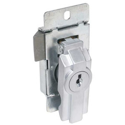 Ccl Enclosure Deadlatch Locks,Silvr,Rectang 15767C60