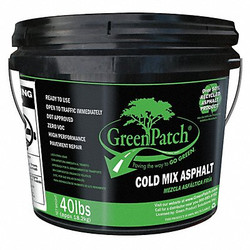 Greenpatch Cold Patch,Cold Mix Asphalt,40 lb GP40P