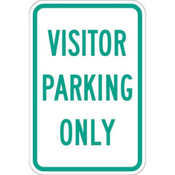 Lyle Visitor Parking Sign,18" x 12" T1-1033-EG_12x18