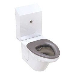 Bestcare Ligature Resistant Toilet,White,Top Spud WH2142-2802-1.6