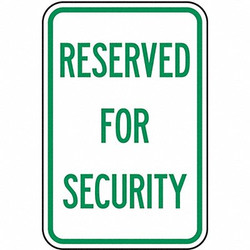 Lyle Security Parking Sign,18" x 12" RP-054-12HA