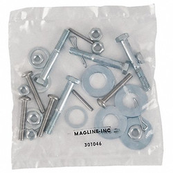 Magliner Fastener Kit,Steel,Silver 301046