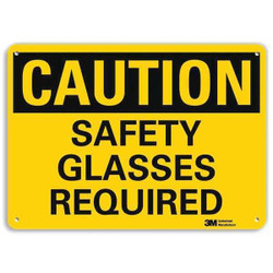 Lyle Caution Sign,10 inx14 in,Plastic U4-1648-NP_14X10