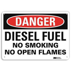 Lyle Danger Sign,10 inx14 in,Plastic U1-1037-NP_14X10