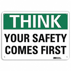 Lyle Safety Sign,7 in x 10 in,Plastic U7-1352-NP_10X7