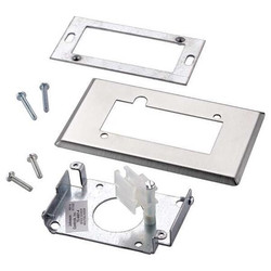 Johnson Controls Temp Sensor Wall Mount Plate,Gray,2x3in TE-6001-4