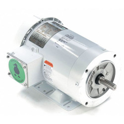 Leeson Brake Motor,2 HP,3490,56C,208-230/460V 119482.00