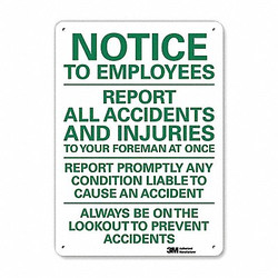 Lyle Safety Sign,10 inx7 in,Plastic U5-1572-NP_7X10