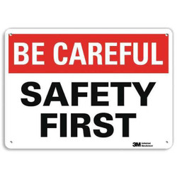 Lyle Safety Sign,10 inx14 in,Plastic U7-1028-NP_14X10