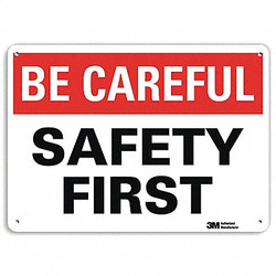 Lyle Safety Sign,10 inx14 in,Plastic U7-1028-NP_14X10