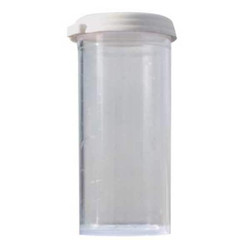 Sim Supply Vial with Cap,7 mL,22.2 mm Dia,PK10  VIAL-2.5C-10