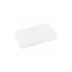 Flambeau Comprt Bx,Snap,Translucent,1 3/4 in T612