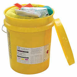 Spilfyter Dry Acid Neutralizer Spill Kit,Bucket 270005