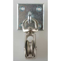 Peerless Hardware Pulley Block,Bolt-On,3/8 in Rope dia. 3-070-146C16