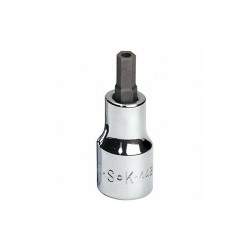 Sk Professional Tools Socket Bit, Steel, 3/8 in, TpSz 7/32 in 44214