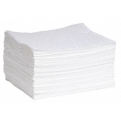 Spilltech Absorbent Pad,Oil-Based Liquids,PK100  WPL-M