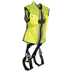 Falltech Full Body Harness,Hi-Vis Vest,L/XL 7015LXL