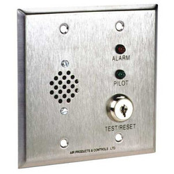 Air Products & Controls Remote Alarm Accessory,1-1/2"D MS-RH/KA/P/R