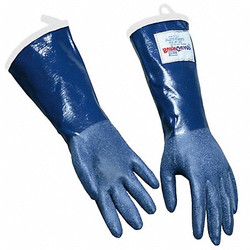 Daymark Steam Resistant Gloves,Blue, M,Rubber,PR 92203