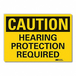Lyle Hearing Caution Rflctv Label,5inx7in LCU3-0306-RD_7x5