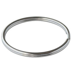 Lucky Line 3in Split Ring,Nickel-Plated Steel,PK10 7910010