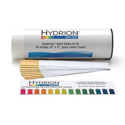 Hydrion pH Test Strips,6 in L,0 to 13 pH,PK10 DS-8020