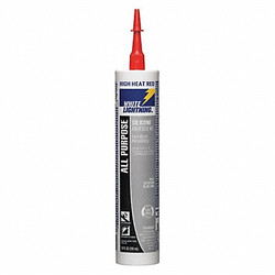 White Lightning Silicone Sealant,Red,Silicone Rubber W11127010