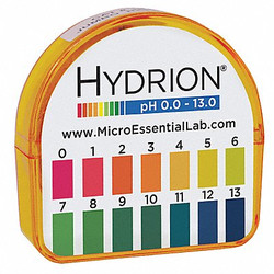 Hydrion pH Paper,50 ft L,0 to 13 pH JR113