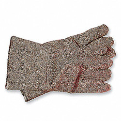 Jomac Heat Resistant Gloves,Brown/White, XL,PR 636HR-LS