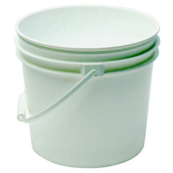 Manufacturer Varies Pail,Polyethylene,White,Open Head ROP2110-WP