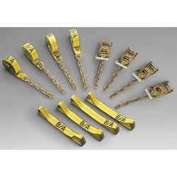 B/a Products Co Tie Down Strap,Sewn-Eye,Yellow 38-200C