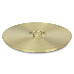 Advantech Manufacturing Test Pan Cover,Brass, 8 In,Lifting Ring CB8W/R