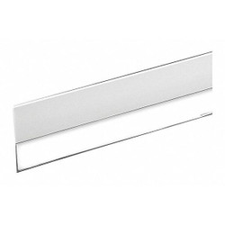 Frost King Door Sweep,Single Fin,Vinyl,Flange 1" H DS101CL